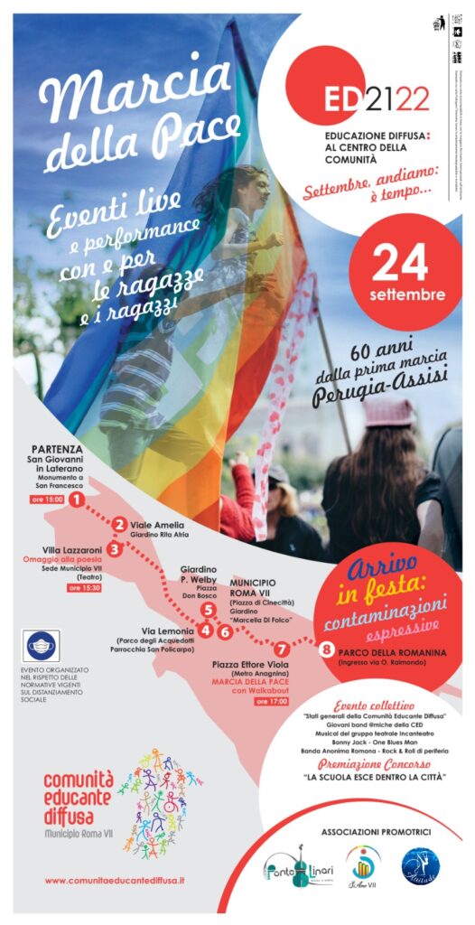 Locandina Marcia per la Pace 24/09/2021